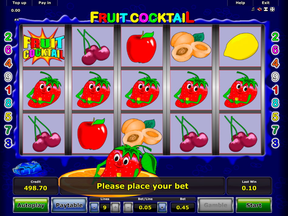fruit cocktail игровой автомат скачать